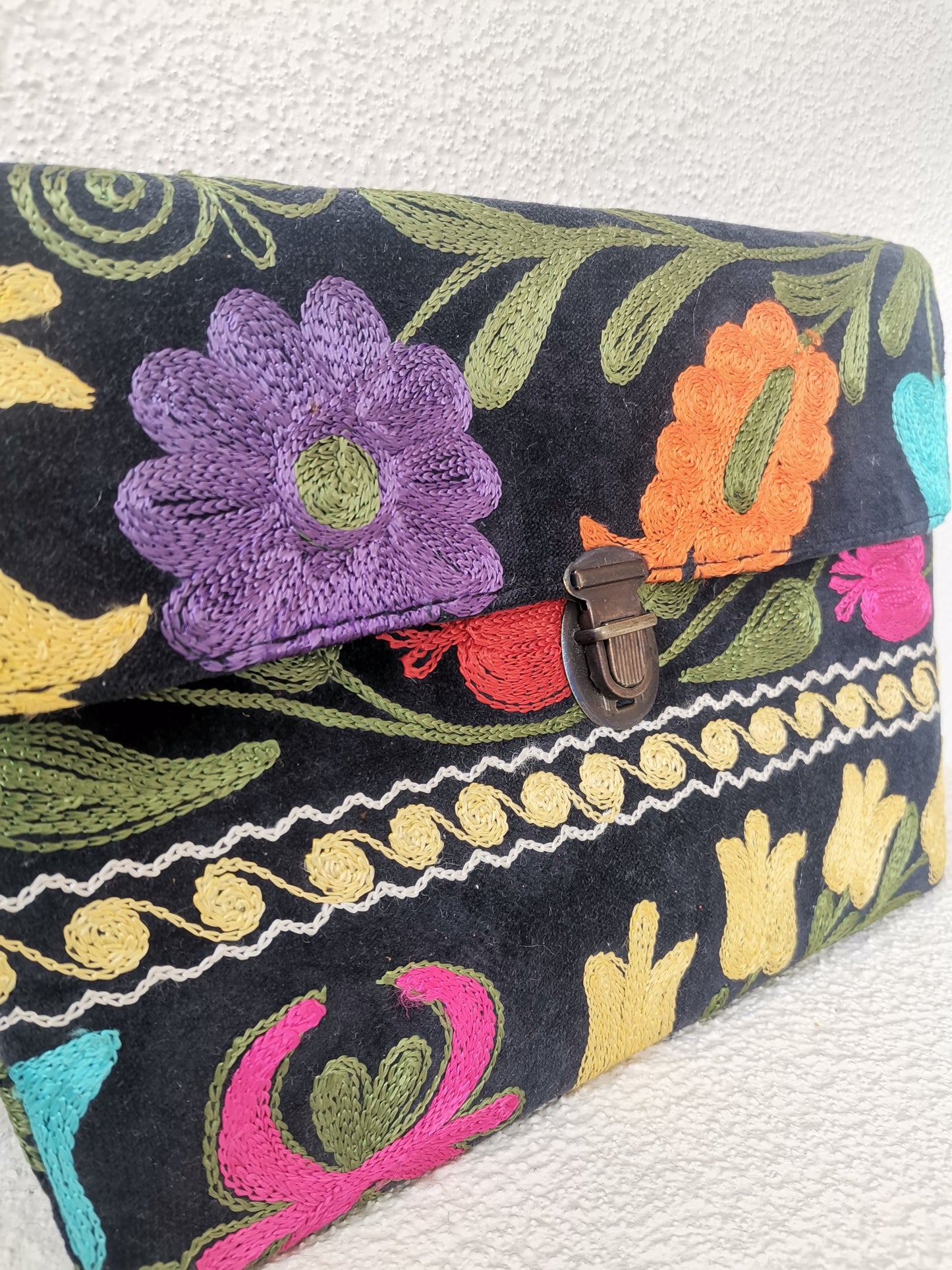 Velvet Clutch Bag
