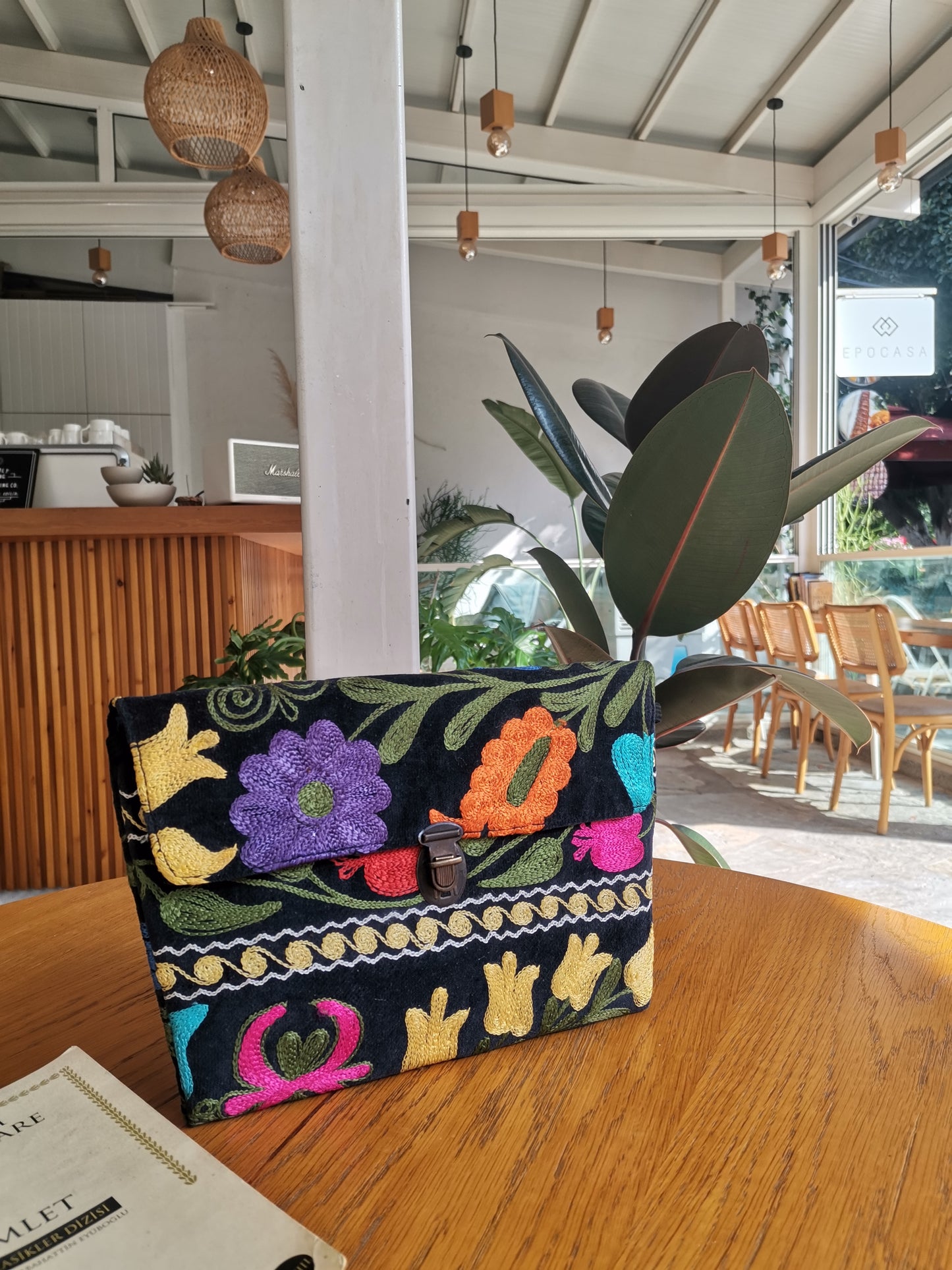 Velvet Clutch Bag
